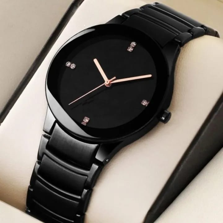 Classic Luxury Stainless Steel Watch for Men Boys -Stylish Stainless Steel Analog Quartz Mens Watches