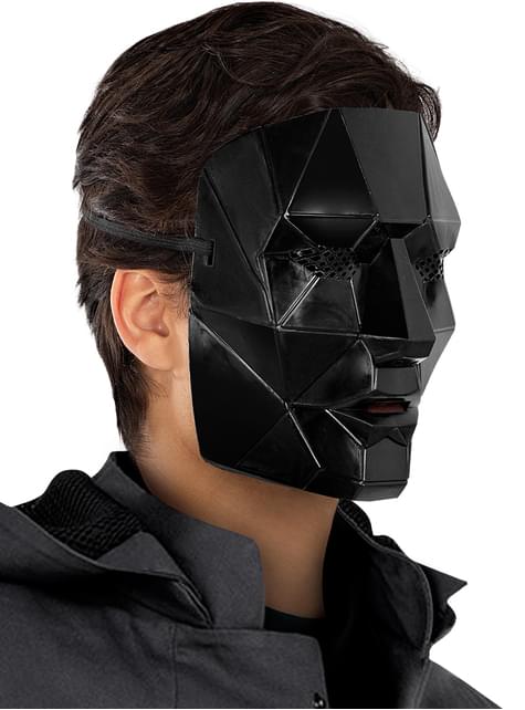 The Squid Game Cosplay MaskSquid TV Show Halloween Costume Mask Square Triangle Circle Front Man (Front Man)Halloween Game Mask, Carnival Mask, Game Mask, Black Mask, Halloween Cosplay, Gadget, Man Mask, Circle, Triangle and Square, One Size