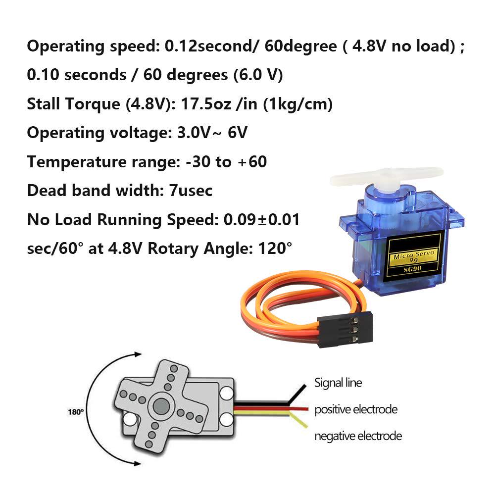 SG90 SG-90 180 Degree Servo Motor In Pakistan