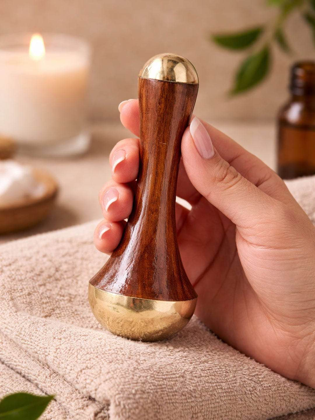 Kansa Wand Ayurvedic Facial and Body Massage Tool