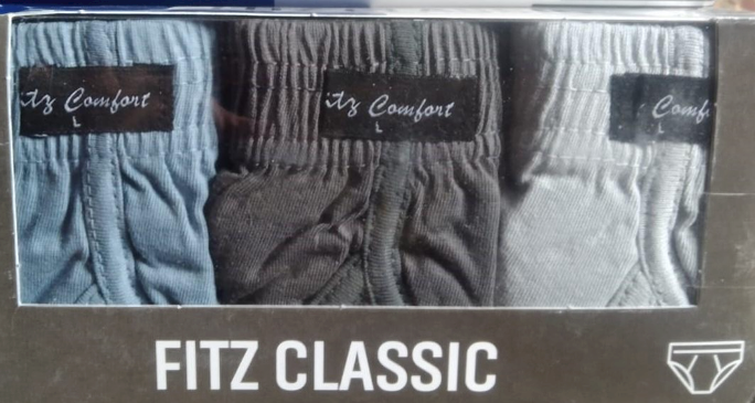 ( Pack Of 3 ) Underwear Men's And Boy's Brief Cotton Important Finest Quality in Multicolor Very Comfortable 3 Random Colors Are Available in box