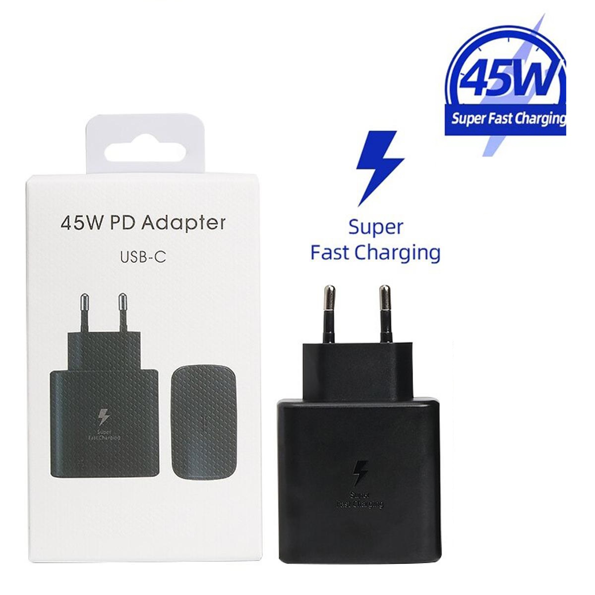 Mobile Adapter 25W / 45W (Watt) 2 Pin PD Adapter USB-C Travel Adapter ...