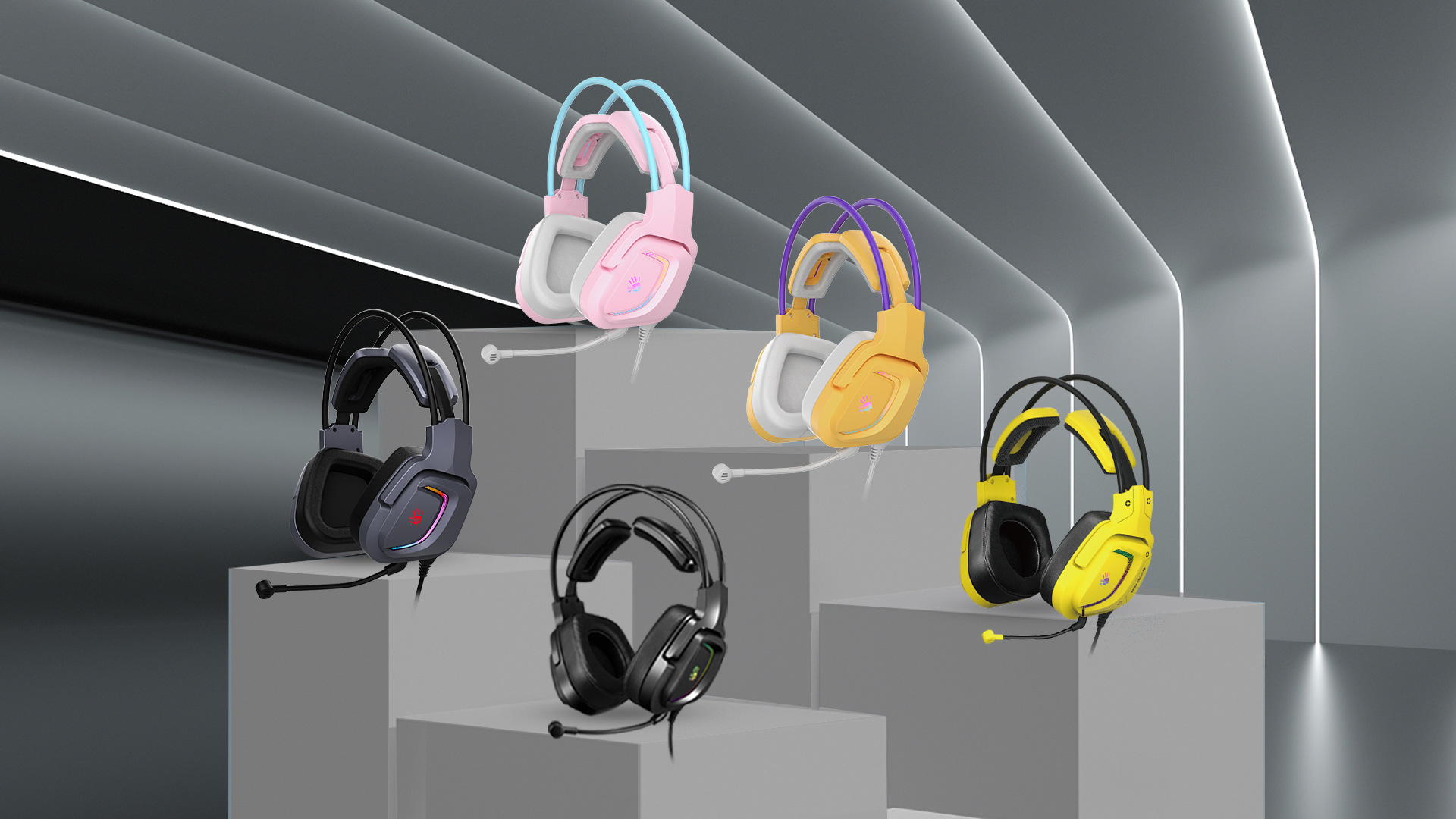 A4Tech Bloody G575 Grey RGB 7.1 Virtual Surround Sound USB Gaming Headset 12 dbaec559d97813c70b572f3d042a0bd1