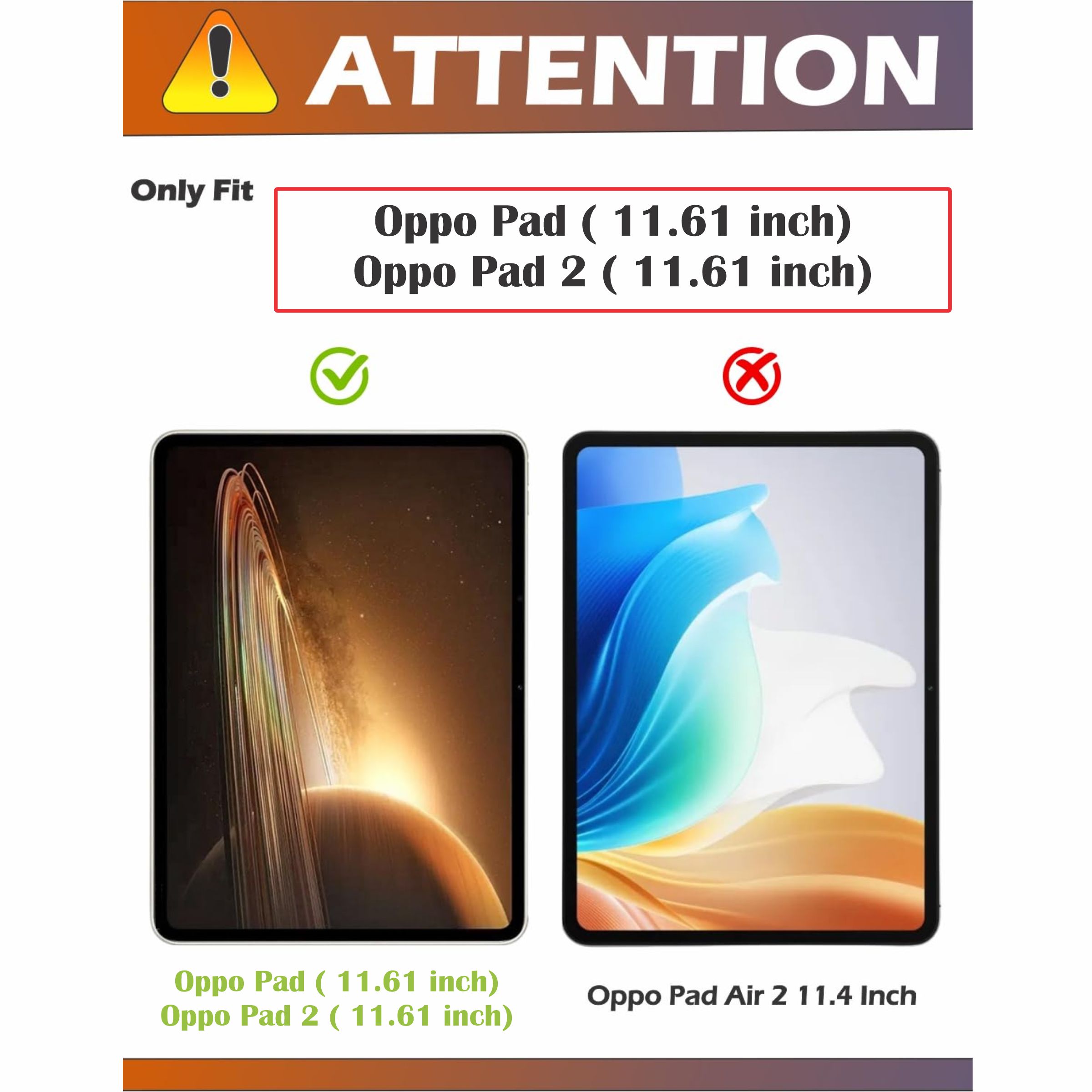 Cover For OnePlus Pad/OPPO Pad 2/3 Premium Case PU Leather 360° Rotating Stand Cover for OnePlus Pad/OPPO Pad 2/3 11.61" Tablet - Shockproof Protective Case