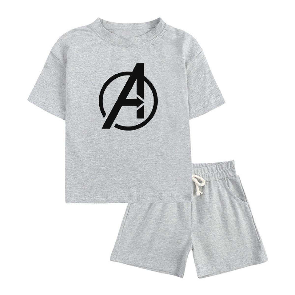 Boys Brothers Outfits Short Sleeve Cartoon Excavator/spider - Portugal