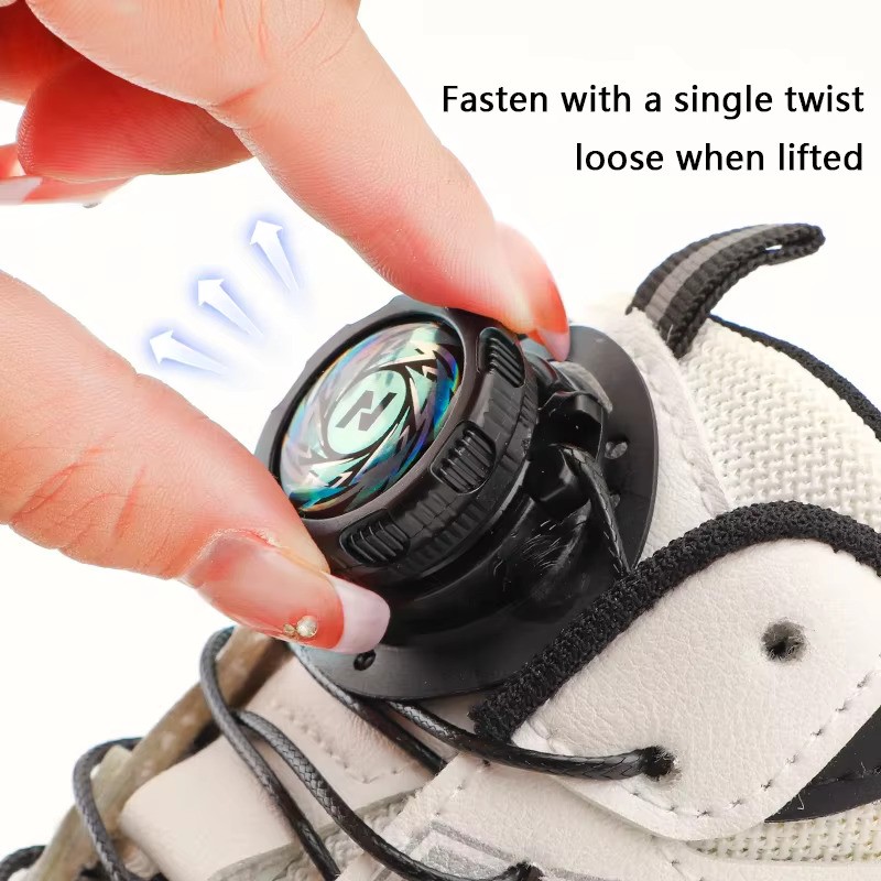 Adjustable Buckle Rope Sneaker ShoeLaces Universal Lock Lazy Laces Sneaker ShoeLaces Shoe Accessories Wire Swivel ShoeLaces for Kids and Adult