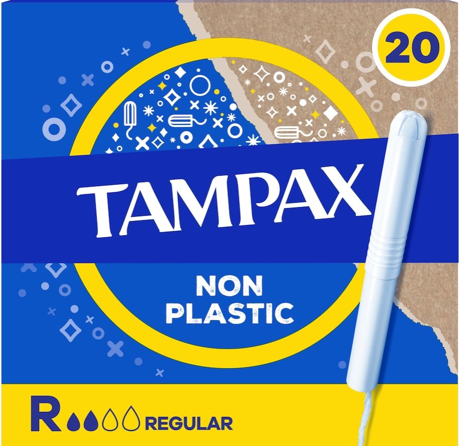 Tampax Regular Tampons with Cardboard Applicator 20 pack | Feminine Care