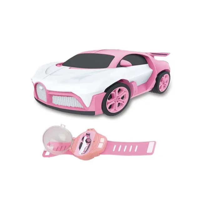 Mini RC Car Watch Toy Cartoon Remote Control USB Electric Wrist Strap Racing Cars Watch For Children Gift Toy