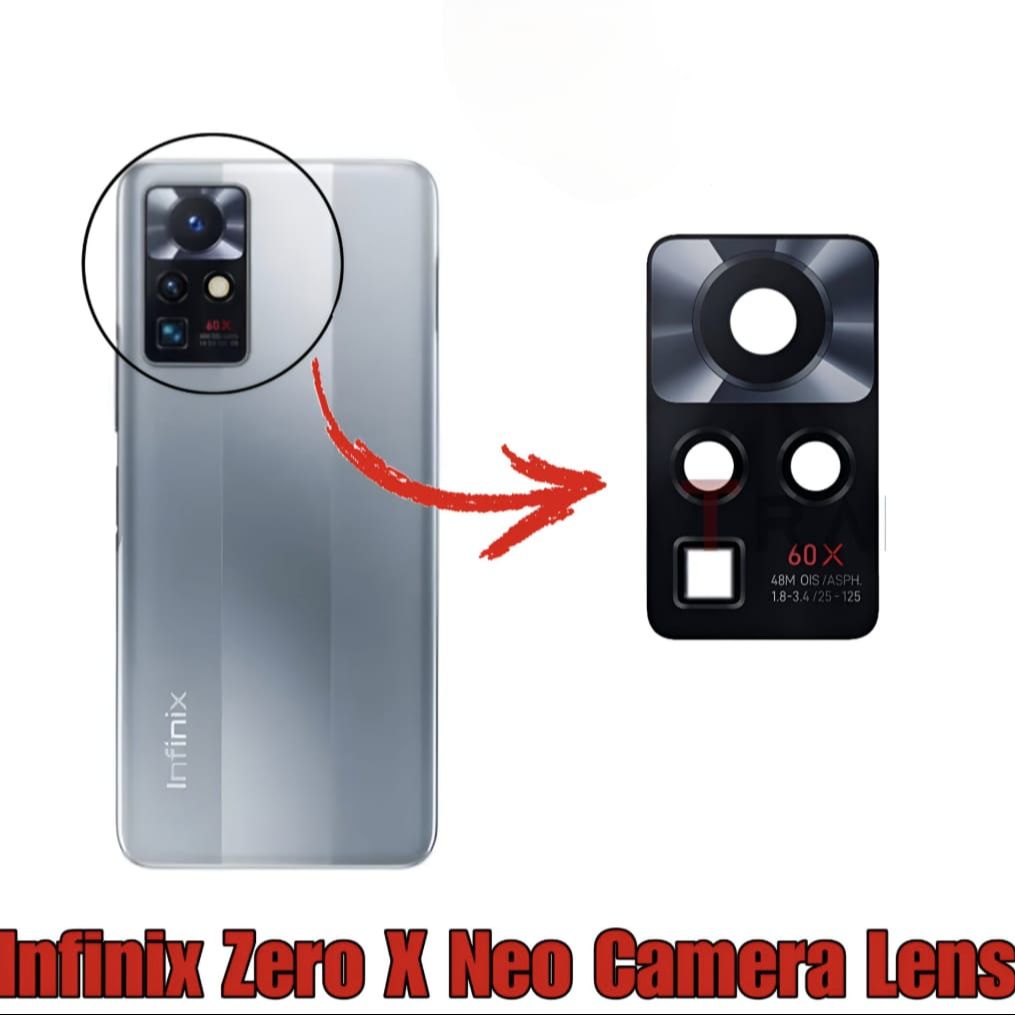 Infinix Zero x Neo Replacement Back Camera Lens Glass For Infinix Zero x Neo