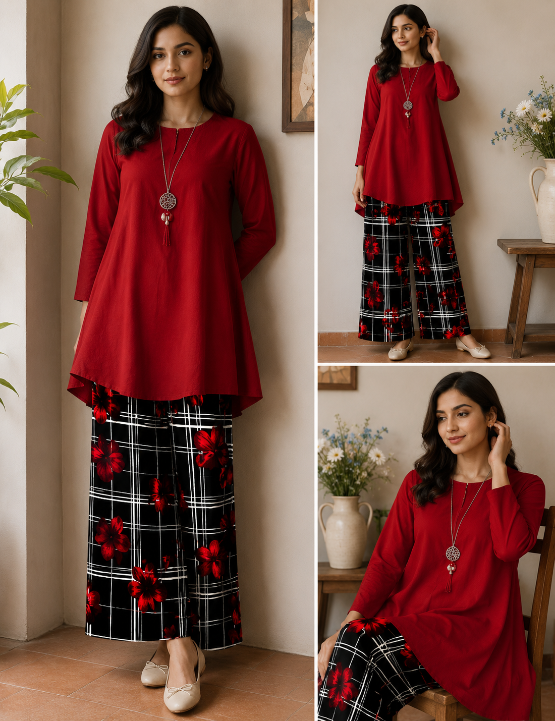 2Pc Stitched ladies dress - Trendy, Comfortable, linen dress Easy to Wear casual dress , dress for ladies