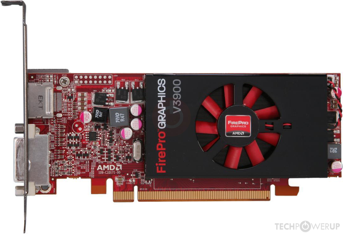 AMD FirePro V3900 1GB DDR3 128 bit DP/DVI-I PCI-Express Graphics Card