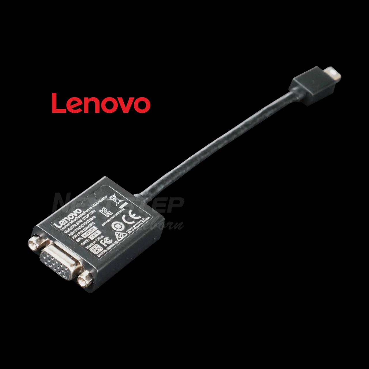 Mini DP to VGA Connector , DisplayPort to VGA Video Adapter  ( Branded )  in Black - 2 Port Compatible ( Branded Stock )
