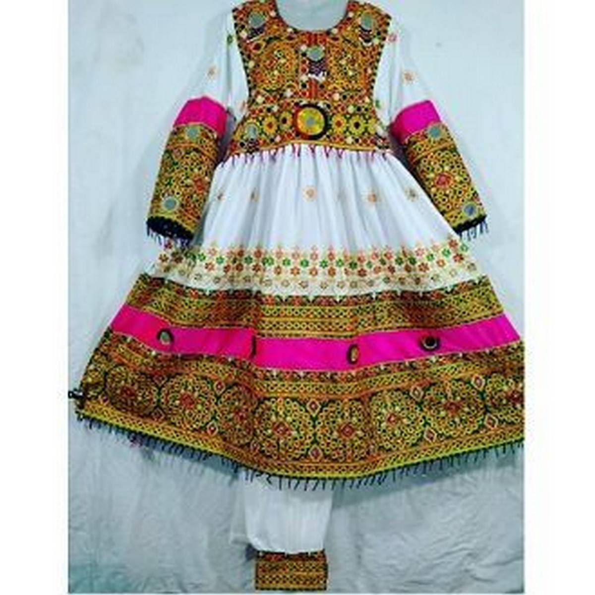afghani frock design