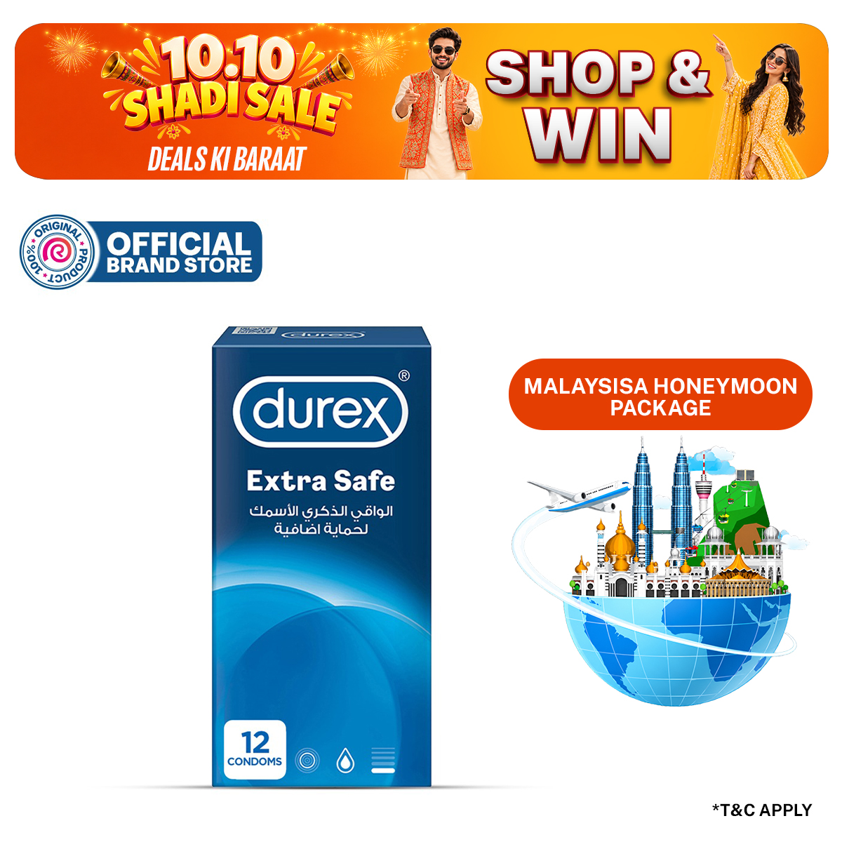 Durex Condoms Extra Safe 12 Pieces