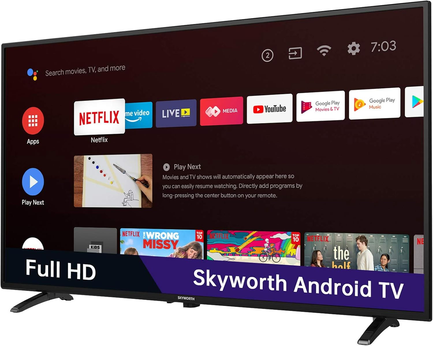Skyworth 32 Inch Smart HD LED TV 32E5500G YouTube Netflix | Daraz.pk