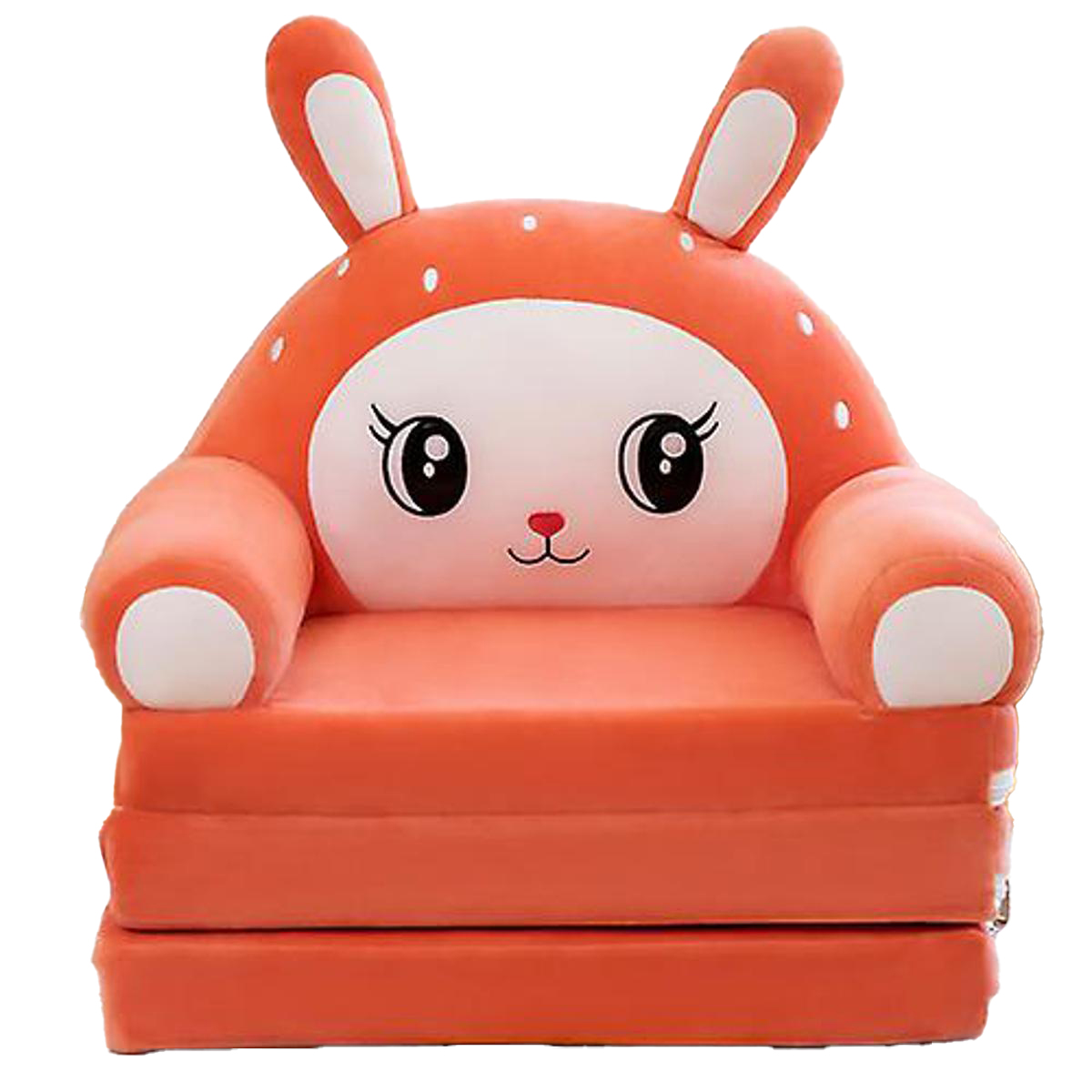 3 layer Cute Children seat kids cartoon sofa Foldable Sofa bed 2in1