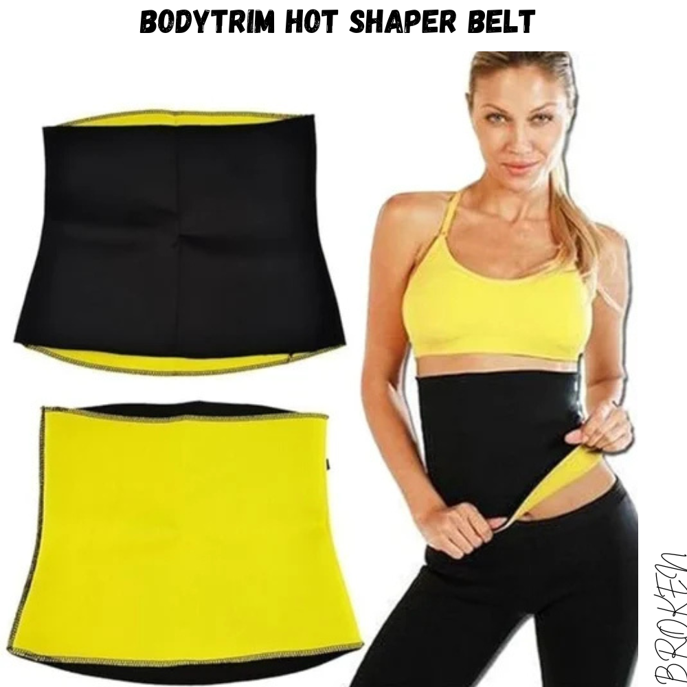 SlimFlex Hot Shaper Belt For Man & Woman, Hips Belly Fat Weight Loss, Back Pain | sauna belt for men & women
