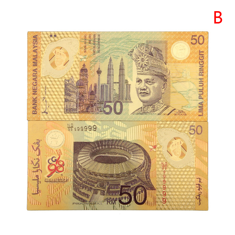 Malaysia 50 Ringgits Independence 50th Anniversary Commemorative Coins ...