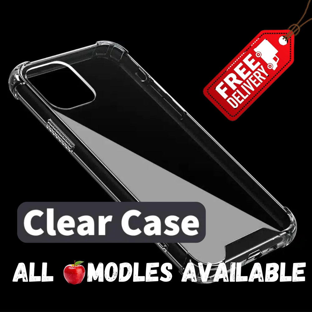 Phone Case For 7/8 + / 11 / Pro /- max /12 /13 / 14 / 15 / 16 /17/18 12min/ 13min Luxury Shockproof Transparent Case Bumper Back Cover Tranaparant Case Bumper Back Cover Tranaparant Clear Phone Back Cover