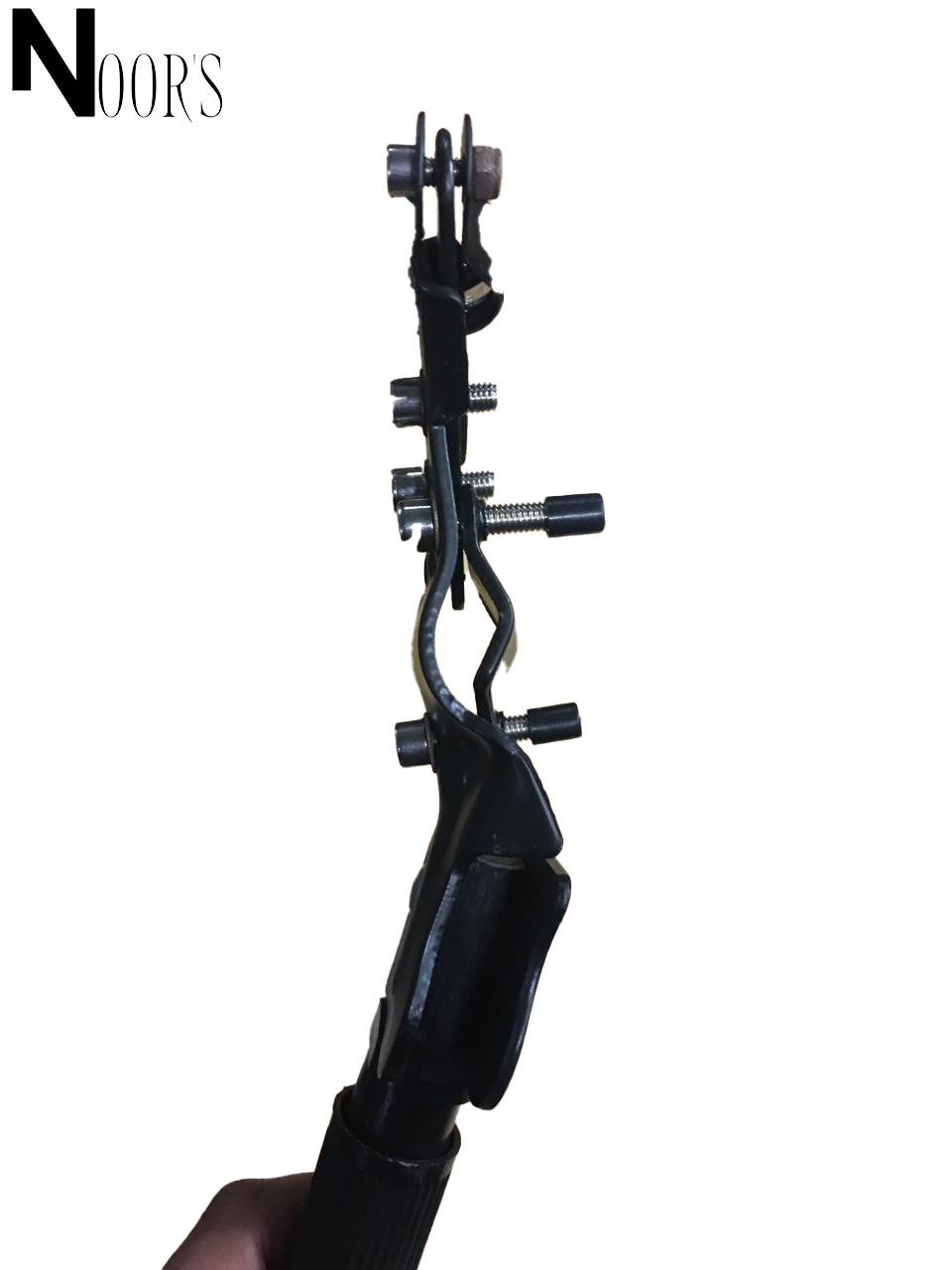 Noor Sports Adjustable Aluminum Bicycle Kickstand – Universal Fit Bike Stand for All Cycles, Easy Install, Pure Aluminium