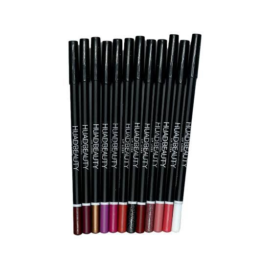 pack of 6 & 12 matte lip and eye pencil lip liner set