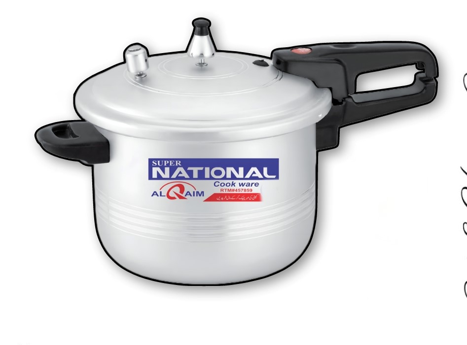 National Pressure Cooker Grooved Best Quality Ever 7L/9L/11L/13L Daraz.pk
