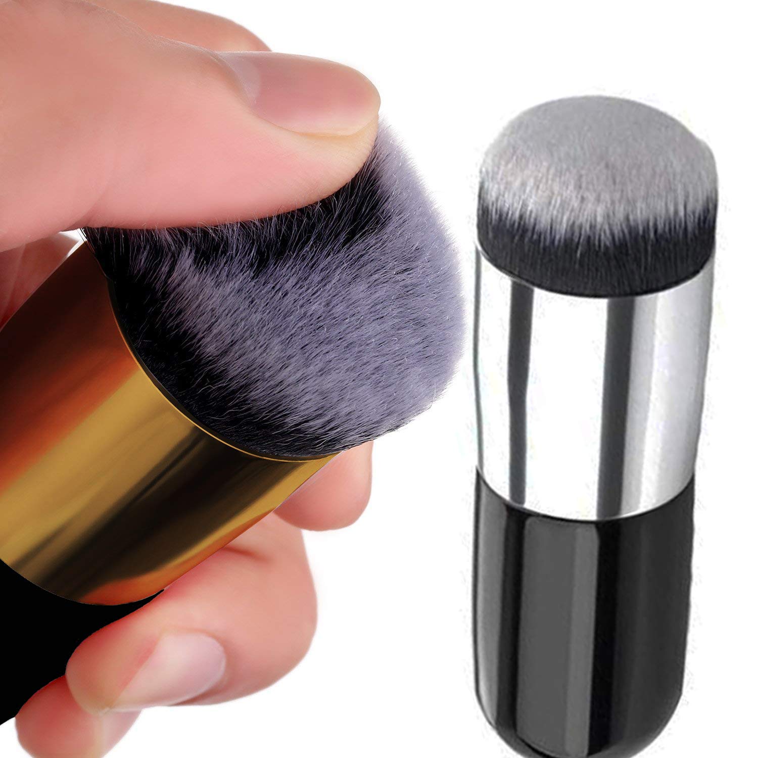 Foundation Brush, Chubby Makeup Brush, Suit For Blending Liquid, Cream or Flawless Powder