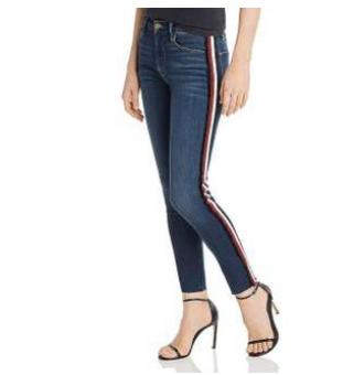 strips jeans for women