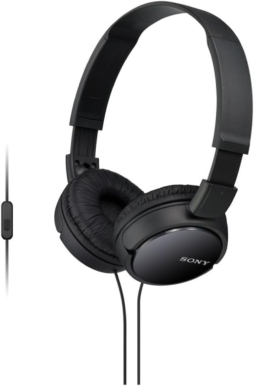 Sony MDRZX110AP Wired On Ear Headphones with tangle free cable, 3.5mm