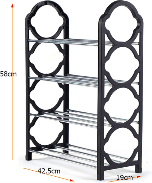 Sabeeha Traders Presenting the  4,5,6 Layer Shoe Rack Multifunctional Book Rack Accessories Rack for Home and Office Durable Non Breakable Shoe Organizer Stainless Steel Layer Shoe Rack Easy Assembly
