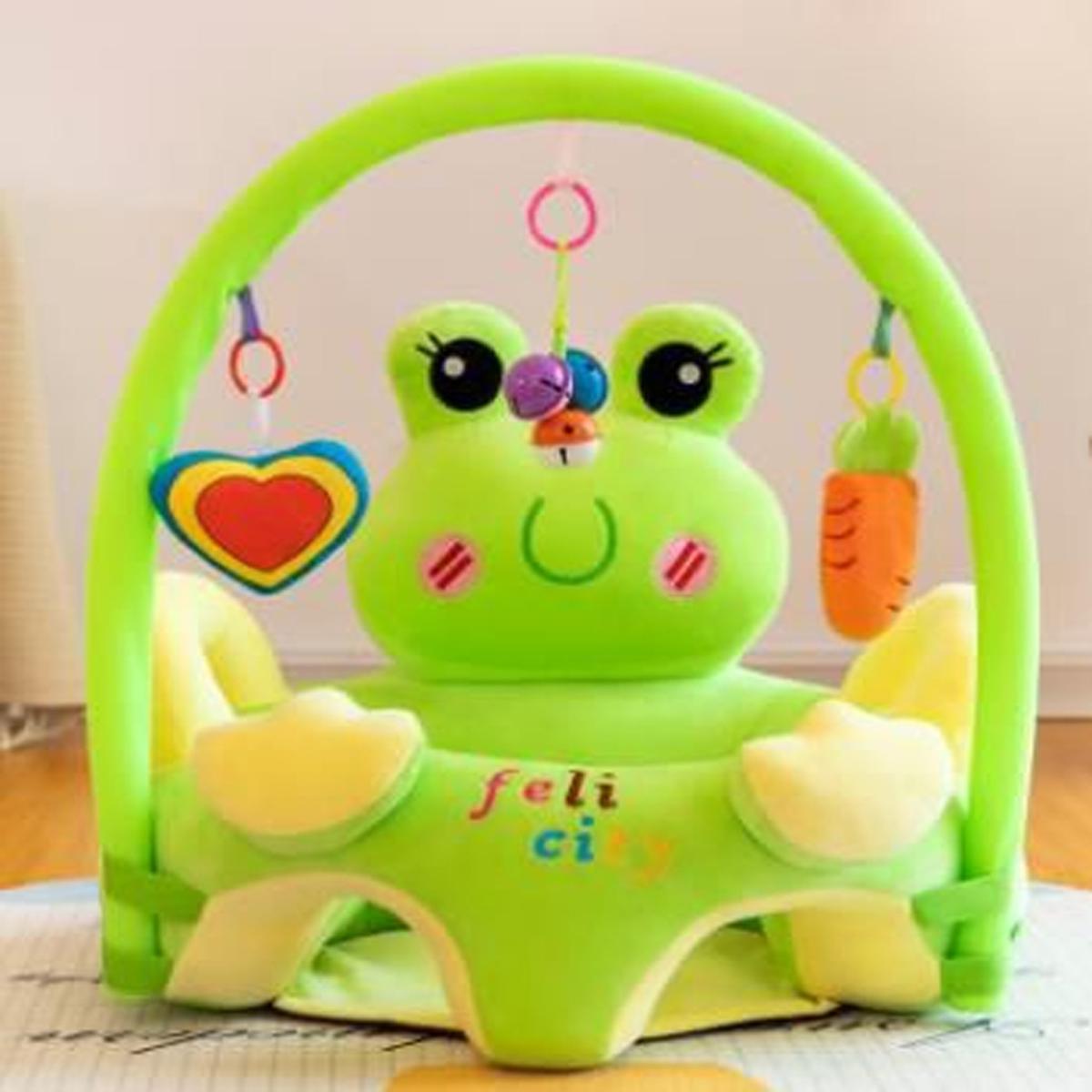Baby Bear Seat With Toys - Baby floor seat