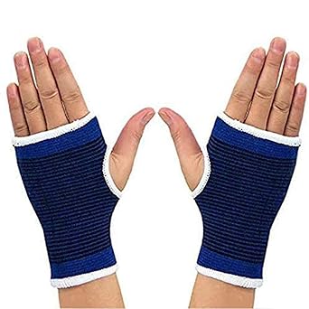 Hand Wrist Glove Palm Protector Band Elastic Guard Hand Support Sleeve Brace Wrap Sports Bandage Ideal For Fitness,Weight Lifting Tendonitis, Tennis , Hand Treatment - Reduce Joint Pain Gym Exercise Pain Relief Pad For Men,Women,Boys&Girls