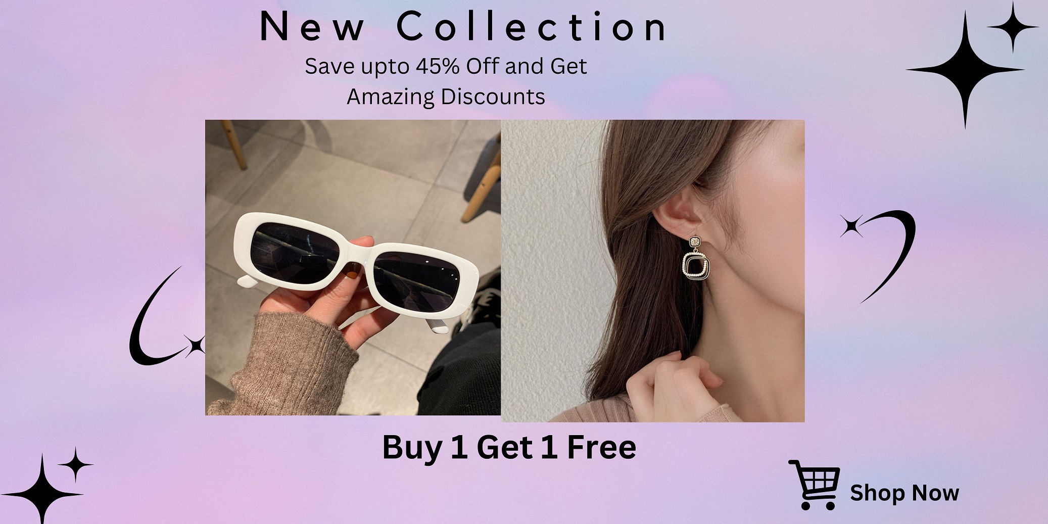 Eldorado Buy 1 New Korean Square Folded Geometry Rhinestone Pendant Earrings for Women Cute Earrings Fashion Jewelry Women Earrings| Get free Eldorado Glasses