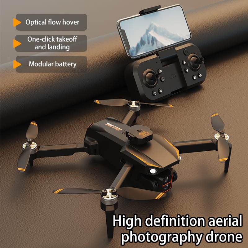 S26 Pro Drone Brushless Motors HD Camera RC Quadcopter with Wi-Fi FPV, Headless Mode, One-Key Takeoff/Landing, Altitude Hold, Obstacle Avoidance & Remote Control – Beginner Camera Drone
