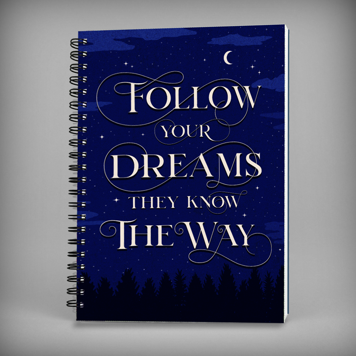 Follow Your Dreams Spiral Notebook - 7654 | Daraz.pk