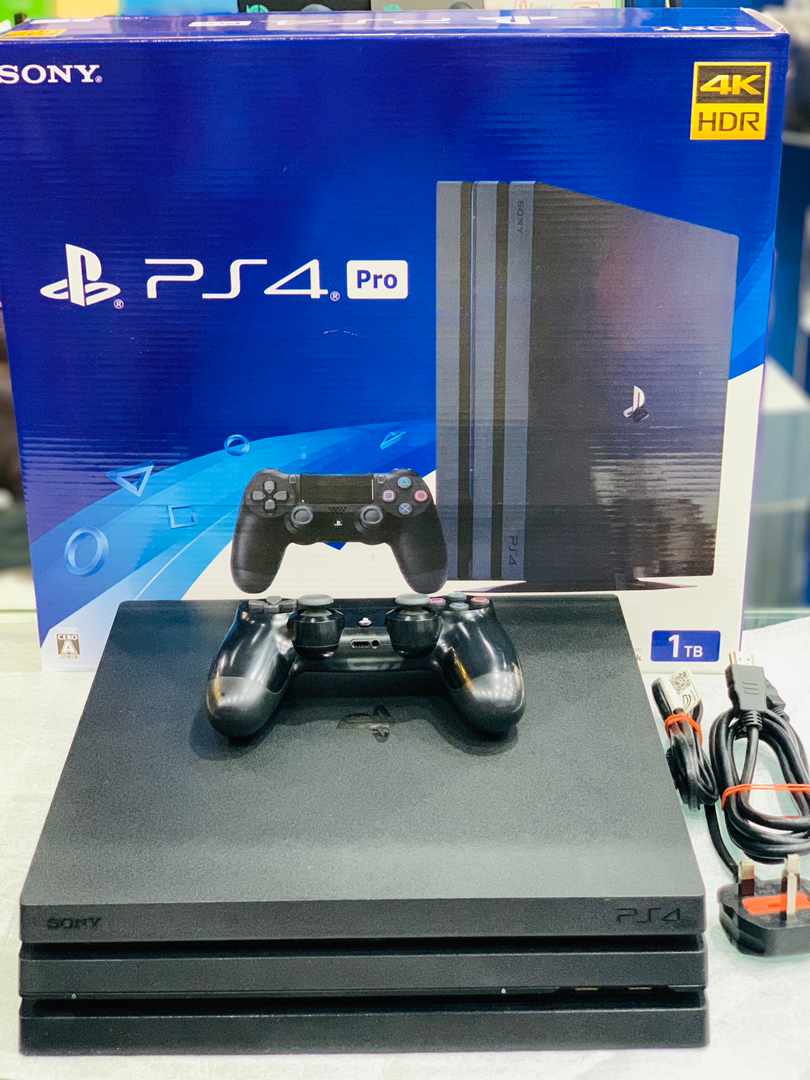 In Pakistan Psp Pro Sony PlayStation Pro 1TB Console Jet Black Pre