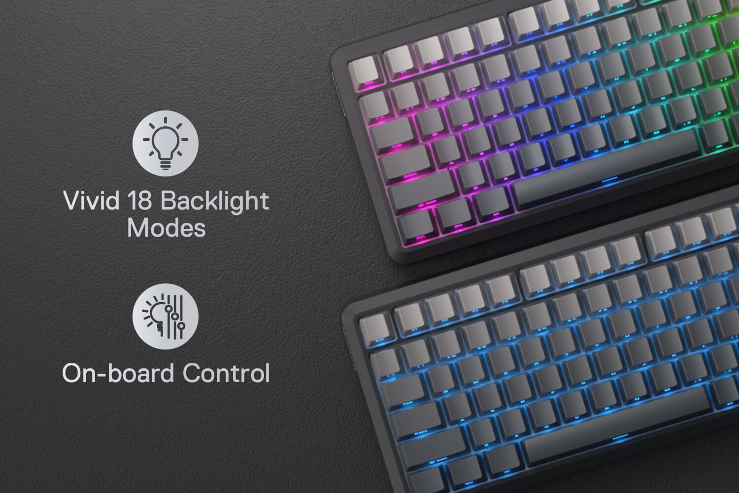 Redragon K724 PRO BEHEMOTH Wireless Mechanical RGB Gaming Keyboard 75% Layout 3-Mode Connectivity Linear Mint Mambo Switch 27 dce7cf62f259d7557090dd018a0eb409