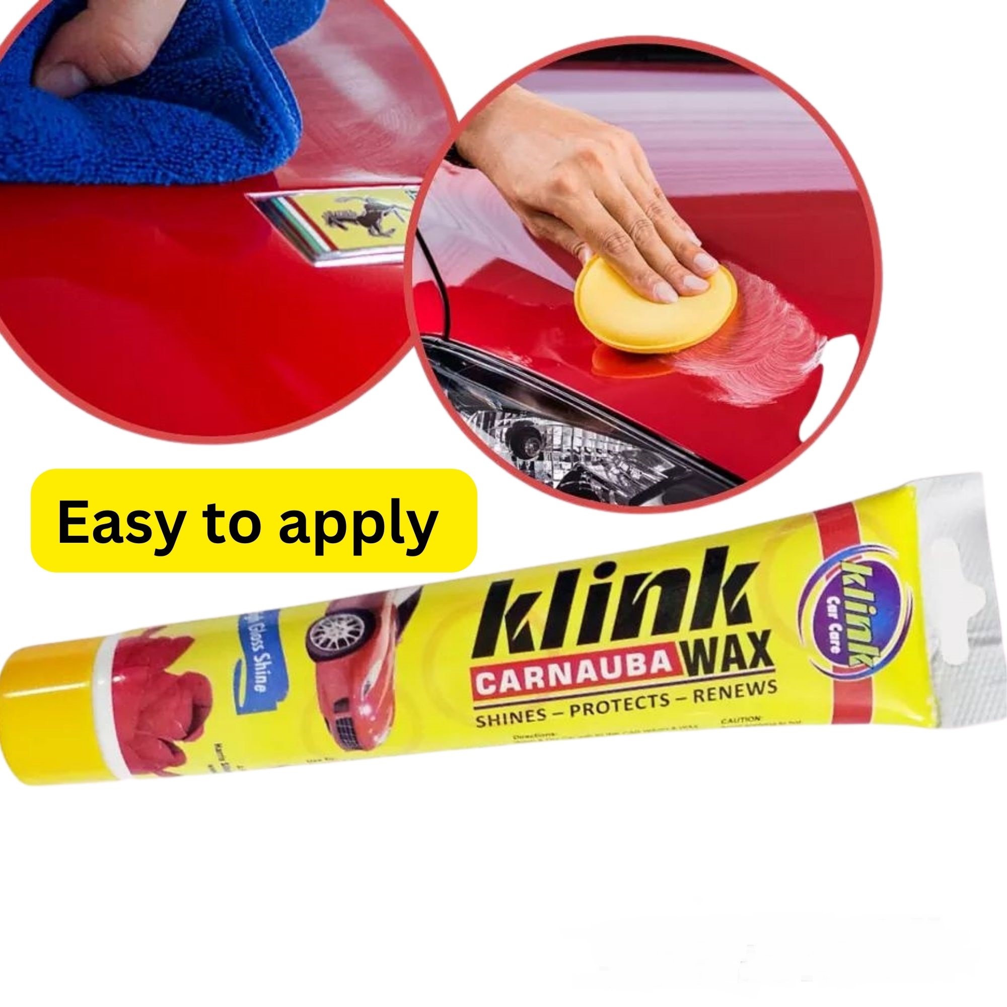 Klink Carnauba wax tube bike, motorcycle and car polish 100g Daraz.pk