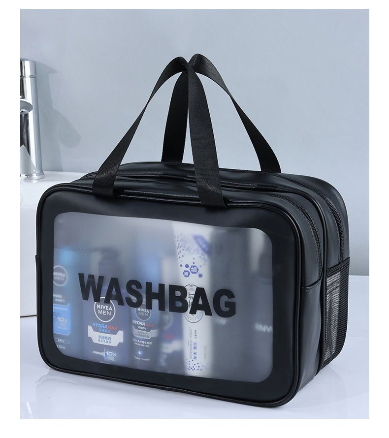 Women Portable Travel Wash Bag Female Transparent Waterproof Makeup Storage Pouch Large Capacity Cosmetic Organizer Beauty Case