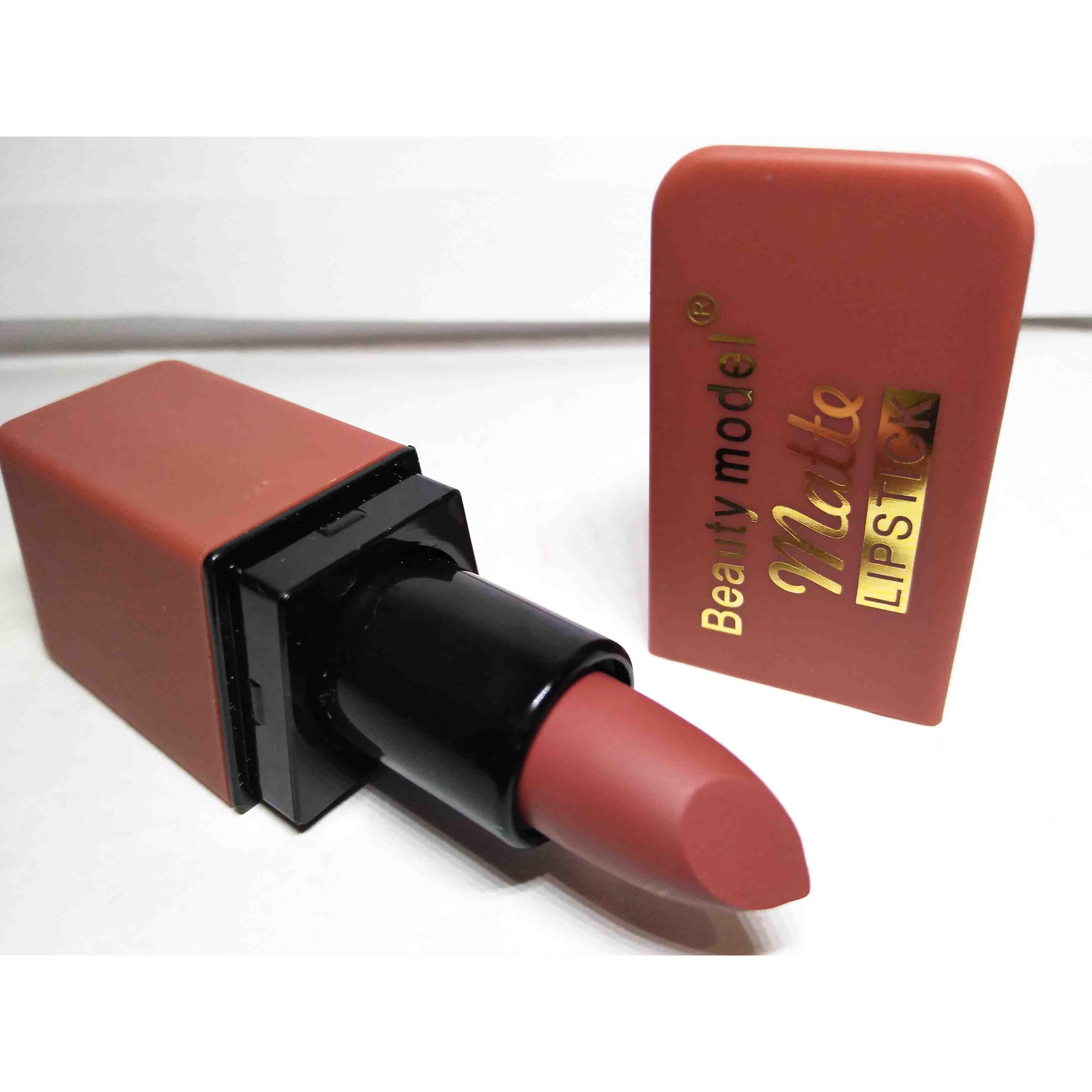 beauty model matte lipstick