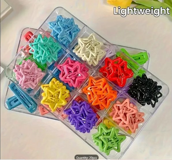 20/40Pcs Colorful Star BB Hair Clips For Girls Children Lovely Hair Decorate Hairpins Barrettes Headwear Kids Hair Accessories