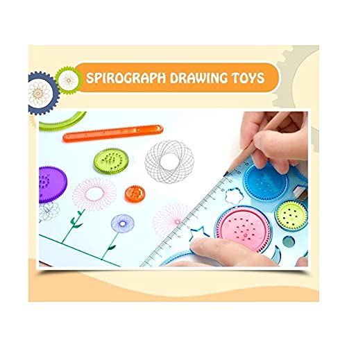 Geometric Ruler Stencil Design Ruler Set Spiral Art Classic Toy