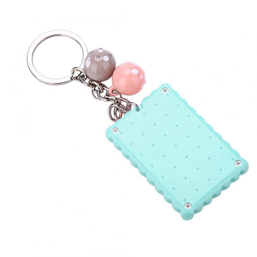 Mini Calculator keychain Portable Cute Cookies Style Key Chain