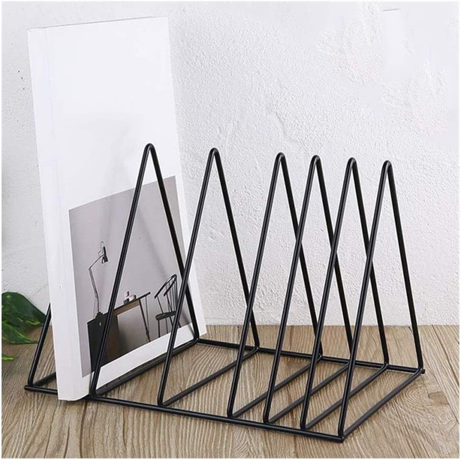 unique File Folder Desk Organizer Triangle Wire 9 Section Desktop Iron ...
