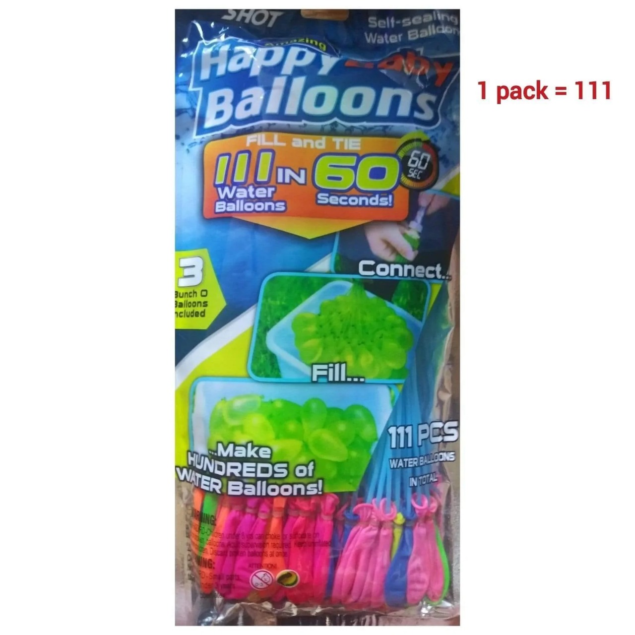 111pc Tie Balloons (water Balloons).. 999Only