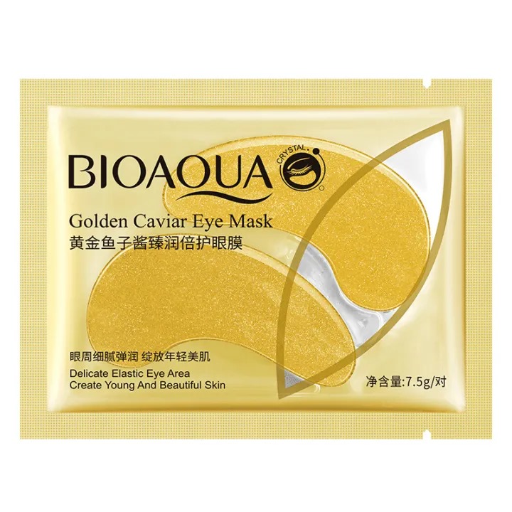 Golden Caviar Moisturizing Eye Sheet Mask for Dark Circles