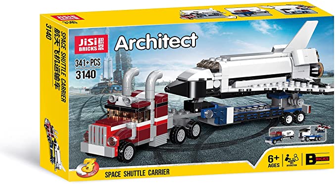 Architect in Space Shuttle Carrier Building Blocks-3140