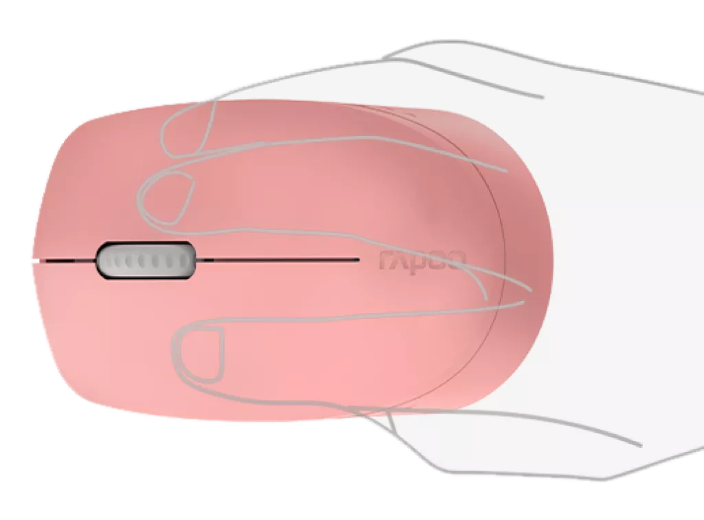 RAPOO M100 Silent Multi-Mode Wireless Mouse 1300Dpi Connect via Bluetooth 3.0, 4.0, and 2.4 GHz 50 dd37211c0345e026c95f568eaf709bad
