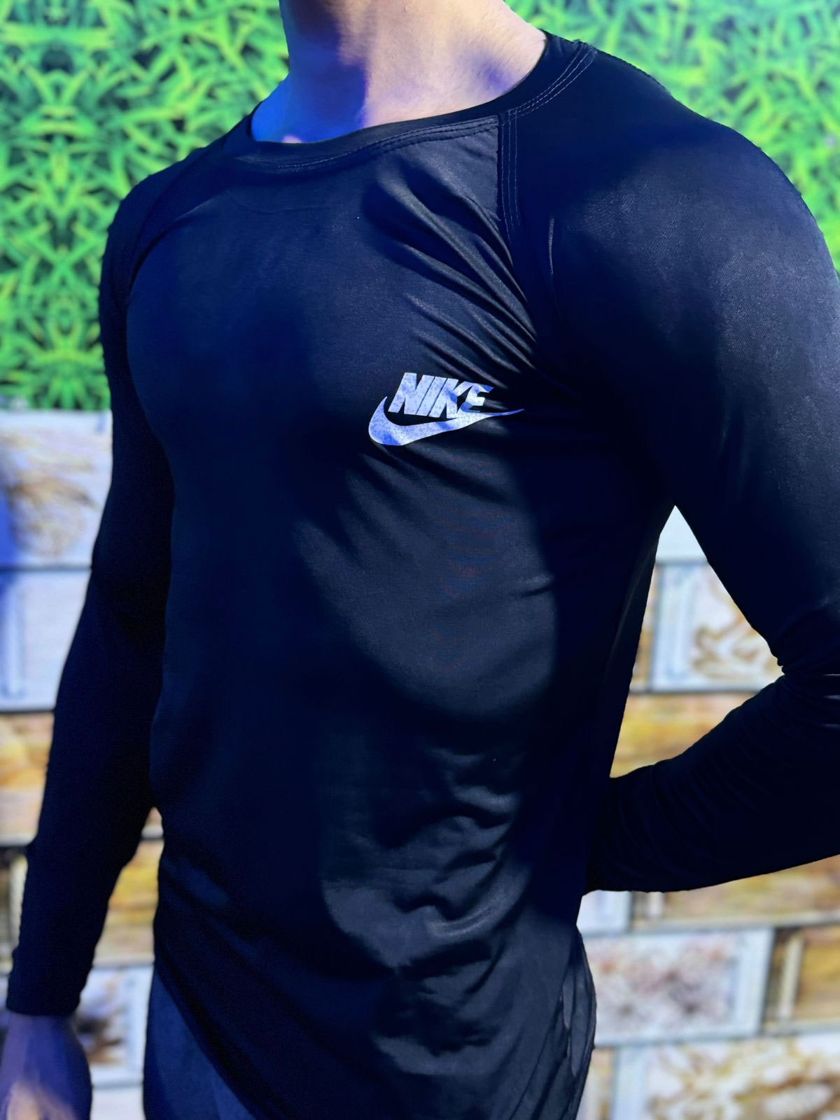 Mens Compression Base Layer Top Long Sleeve Thermal Gym Sports Shirt, Gym Wear, Active Wear