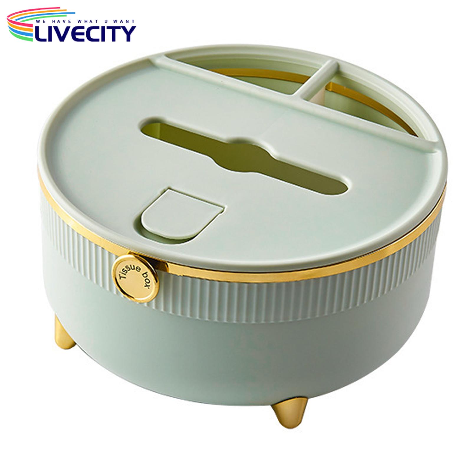 Tissue Container Large Capacity Versatile Desktop Tissue Dispenser ...